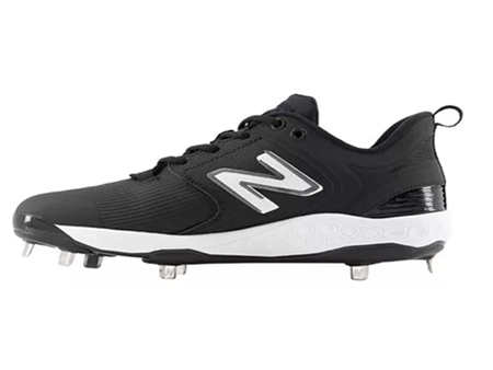 Spikes Beisbol  New Balance, color negro.