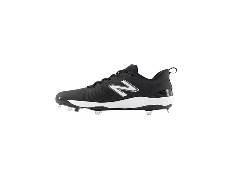 Spikes Beisbol  New Balance, color negro.