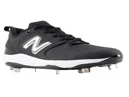 Spikes Beisbol  New Balance, color negro.