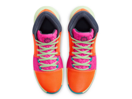 Lebron Witness 8 color anaranjado/Fucsia láser/Verde vapor/Trueno azul