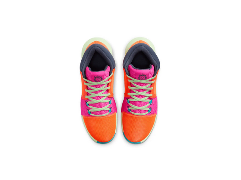 Lebron Witness 8 color anaranjado/Fucsia láser/Verde vapor/Trueno azul