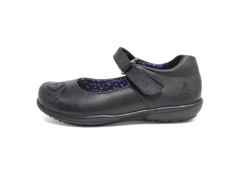 Zapato de vestir escolar Hush Puppies negro para niña