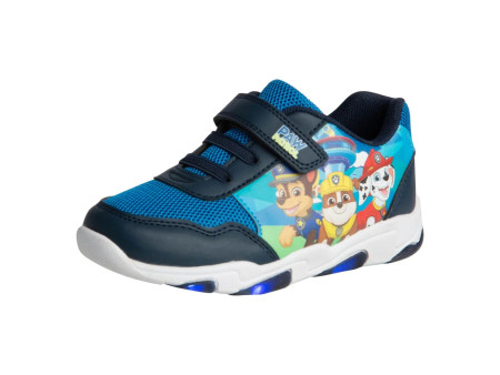 Zapatos deportivos con diseño de Paw Patrol para niño pequeño, color azul.