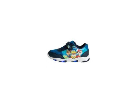 Zapatos deportivos con diseño de Paw Patrol para niño pequeño, color azul.