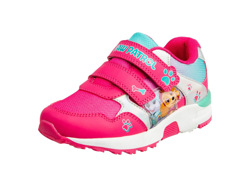 Zapatos con diseño de Paw Patrol para niña pequeña, color rosa.