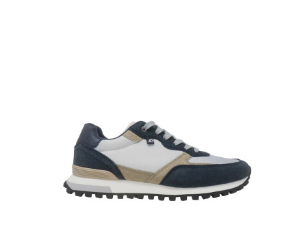 Tennis Randy color marino, con detalles blanco y beige.