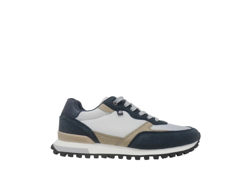 Tennis Randy color marino, con detalles blanco y beige.