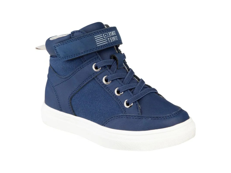 Botines casuales Lucus para niño pequeño, color azul.