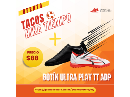 Tacos Nike Tiempo + Botín Ultra Play TT ADP